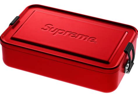 supreme sigg metal box plus red|Supreme Sigg Large Metal Box Plus .